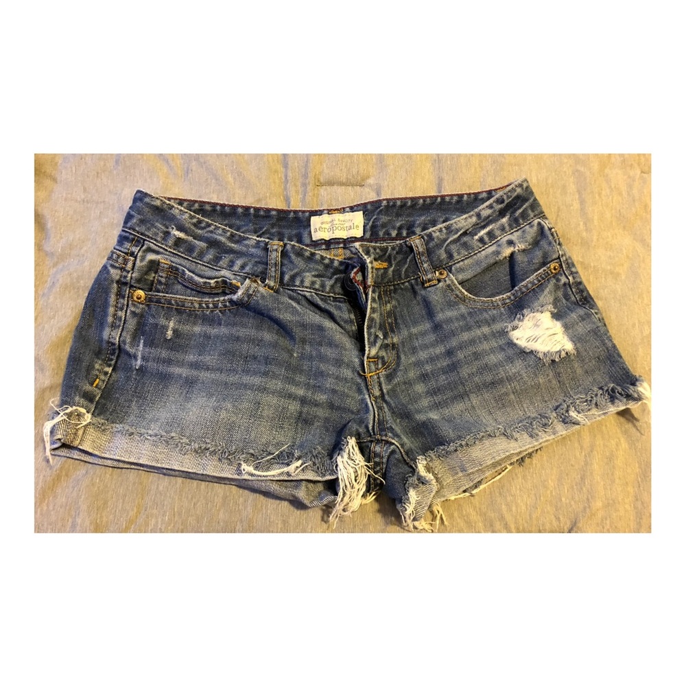 Distressed Short Shorts